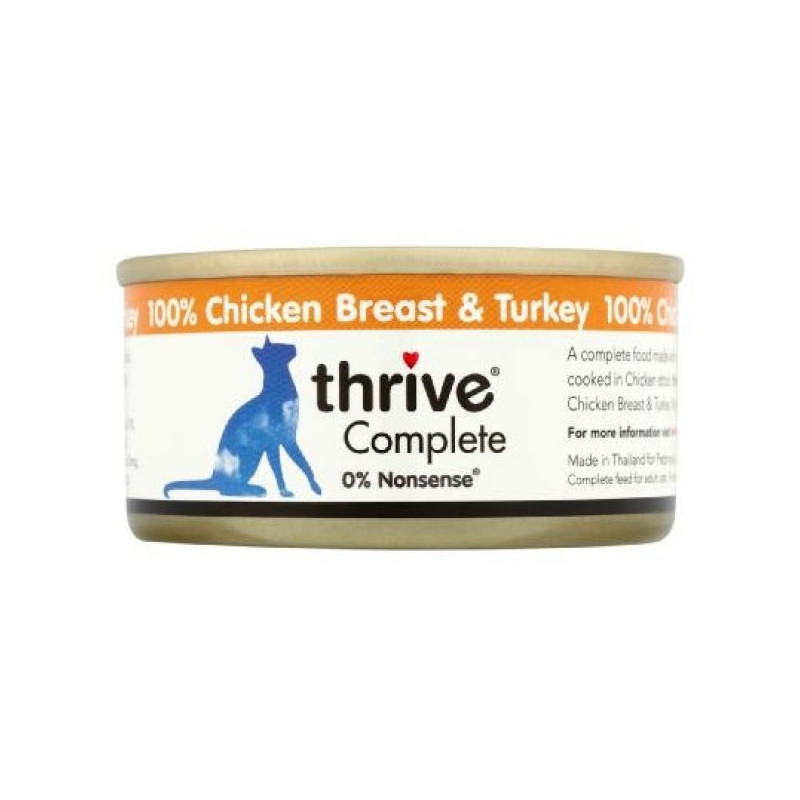 Thrive 75g Complete Cat Chicken And Turkey Wet Food