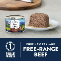 ZiwiPeak 185g Beef Recipe Wet Cat Food