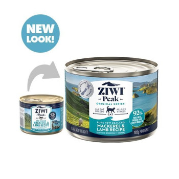 ZiwiPeak 185g Mackerel And Lamb Recipe Wet Cat Food