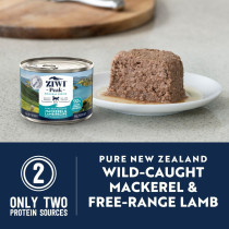 ZiwiPeak 185g Mackerel And Lamb Recipe Wet Cat Food