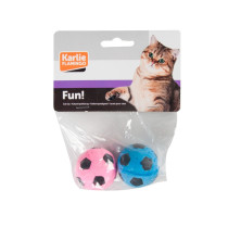 Flamingo Cat Toy Sponge Football, OS, PINK ,BLUE