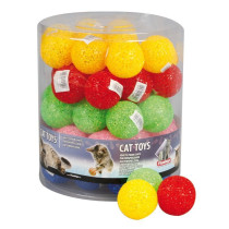 Flamingo Cat Toy Glitter Ball, OS, YESLLOW ,RED ,GREEN , PINK 