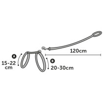 Flamingo Topo Mouse Motif Kitten Harness & Leash, BLACK