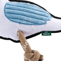 Beco Rough and Tough Seagull Soft Dog Toy, MEDIUM, WHITE
