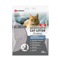 Flamingo 12Kg Bentonite Cat Litter Zeolite Baby Powder