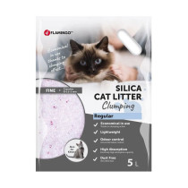 Flamingo 5L Silica Fine Clumping Regular Cat Litter