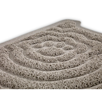 Savic Cat Litter Tray Mat Nestor Jumbo and Aseo, 56.5cm x 39.5cm, Grey