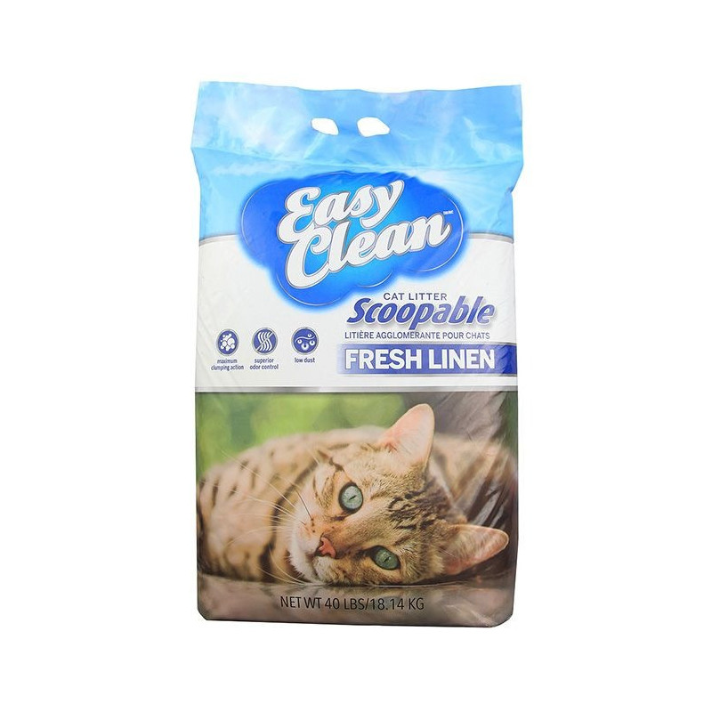 Easy Clean Cat Litter Fresh Linen, 9.07 Kg