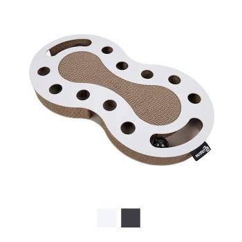 District 70 Snake Cardboard Cat Scratch Toy, BLACK