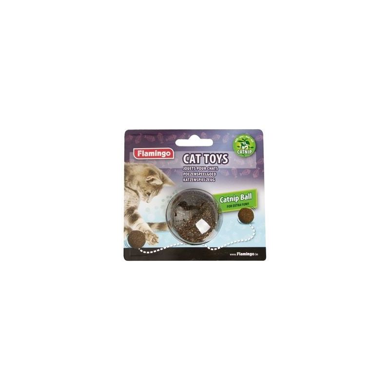 Flamingo Catnip Ball, OS