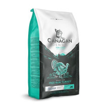 Canagan 4Kg Free Run Turkey Dental Dry Cat Food, Brown