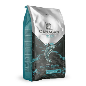 Canagan 4Kg Scottish Salmon For Cats Dry Food, Brown