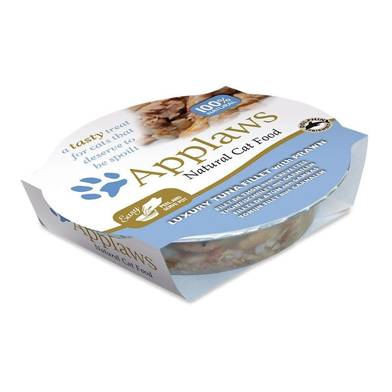 Applaws 60g x 10pcs Cat Tuna With Prawn Pot