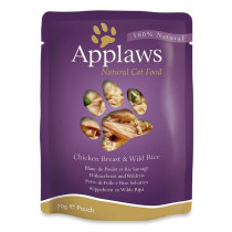 Applaws 70g Pouch x 12pcs Chicken With Rice Adult Wet Cat Food