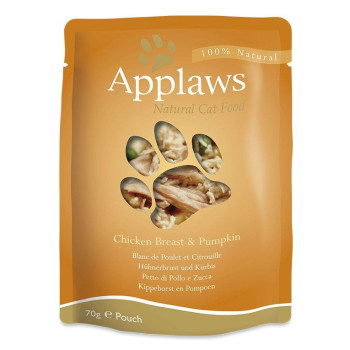 Applaws 70g Pouch x 12pcs Cat Chicken With Pumpkin