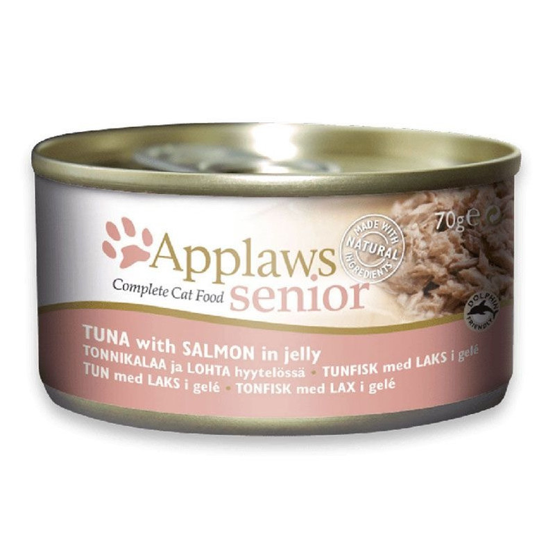 Applaws 70g Cat Senior Tuna W/ Salmon in Jelly Tin