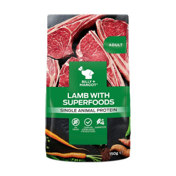 Billy & Margot 150g Adult Lamb with Superfoods Pouch