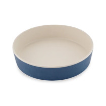 Beco Classic Bamboo Cat Bowl, midnight blue
