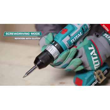 TOTAL 20V Lithium-Ion Cordless Impact Drill - TIDLI2002