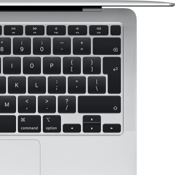Apple Macbook Air 13 Inch, Apple M1 Chip With 8-Core Processor and 7-Core Graphics, 8GB RAM, 256GB SSD, English Keyboard, Silver - MGN93 1 Year Warranty