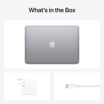 Apple Macbook Air 13 Inch Display, Apple M1 Chip With 8-Core Processor and 7-Core Graphics. 8GB RAM, 256GB SSD, English Keyboard, Space Grey - MGN63 1 Year Warranty