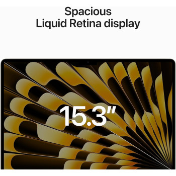 Apple MacBook Air (2023), 15 inch, M2 Chip With 8 Core CPU & 10 Core GPU, 256GB, Strlight MQKU3