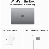Apple MacBook Air 15.3 inch M2 Chip With 8 Core CPU & 10 Core GPU, 512GB Gray - MQKQ3