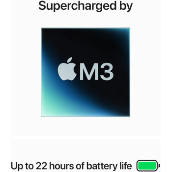 Apple Macbook Pro 14 Inch M3 Pro chip with 11CPU, 14GPU 18GB, 512GB SSD Silver MRX63, 1 Year Warranty