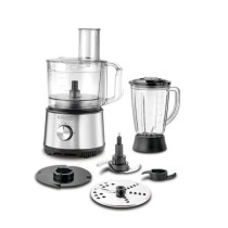 Black+Decker Food Processor With 24 Functions 800 W FX825-B5 Silver
