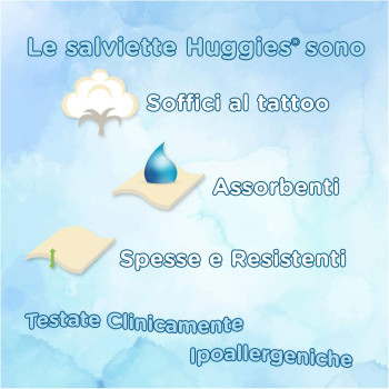 Huggies Natural Baby Wet Wipes, Cleansing Wipes With Aloe Vera, Promo Pack of 224's