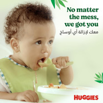 Huggies Natural Baby Wipes, Aloe Vera Wipes, 10 Pack x 56 Wipes (560 Wipes)