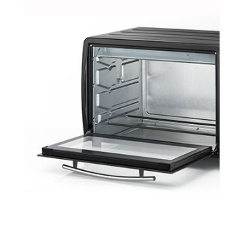 Black+Decker Double Glass Toaster Oven 45L,1800 W, TRO45RDG-B5, Black