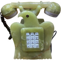 Onyx Marble Telephone With Falcon Design
