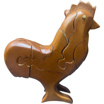 Hen Designed Wooden Handmade Puzzle