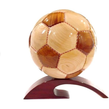 Handmade Wooden Soccer Ball