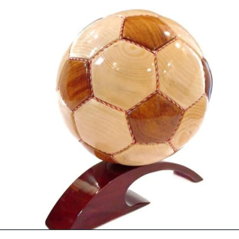 Handmade Wooden Soccer Ball