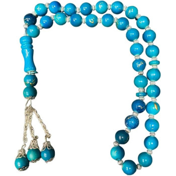 Light Blue Tasbih Prayer Beads