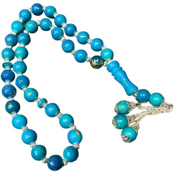 Light Blue Tasbih Prayer Beads
