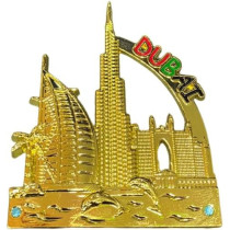 Dubai Gold Colour Fridge Magnet