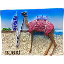 Dubai Camel Ceramic Fridge Magnet