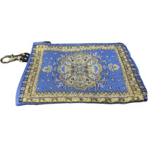 Blue Colour Designed Turkish Coin Purse - Length 11cm, Height 7Cm