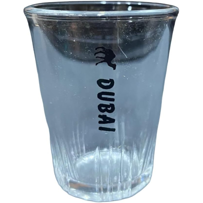 Dubai Designed Tea Glass Set Of 12, Height - 6cm, Length - 3cm