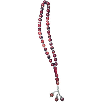 Maroon Tasbih Prayer Beads