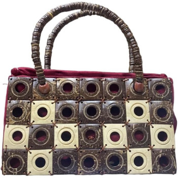Handmade Coconut Shell Handbag For Women