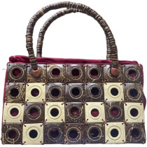 Handmade Coconut Shell Handbag For Women