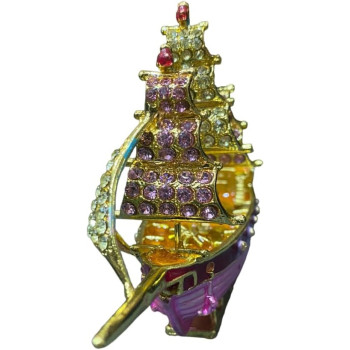 Souvenir Pink Ship 10cm Length