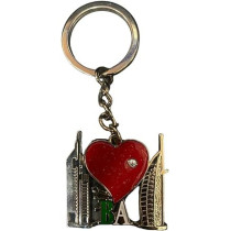 Dubai Heart Designed Keychain