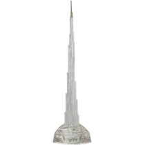 Decorative Burj Khalifa Clear With Multi Colour Lights