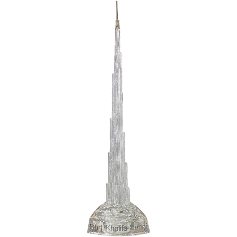 Decorative Burj Khalifa Clear With Multi Colour Lights