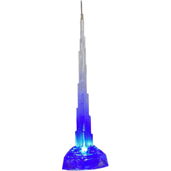 Decorative Burj Khalifa Clear With Multi Colour Lights